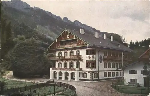 Hohenaschau Chiemgau Hotel zur Burg Kat. Aschau i.Chiemgau
