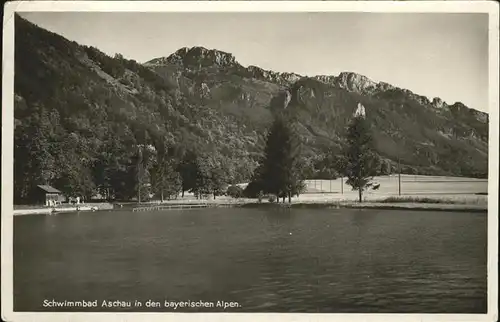 Aschau Schwimmbad Kat. Aschau i.Chiemgau