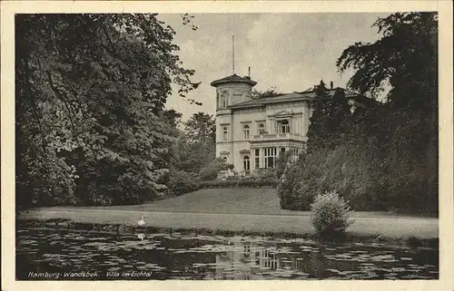 Hamburg Wandsbeck Villa im Eichtal Kat. Hamburg