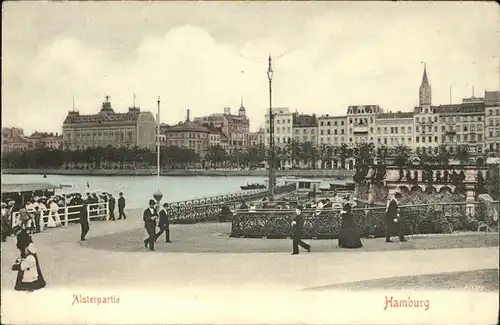 Hamburg Alsterpartie Kat. Hamburg