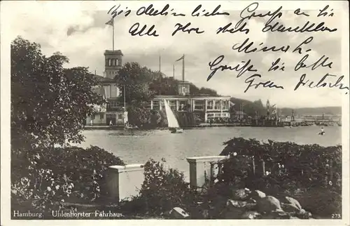 Hamburg Uhlenhorster Faehrhaus Kat. Hamburg