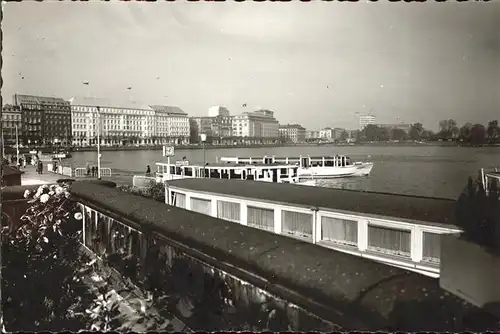 Hamburg Binnenalster Schiffe Kat. Hamburg