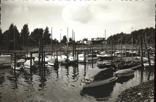 Wedel Pinneberg Segelboote Hafen Kat. Wedel