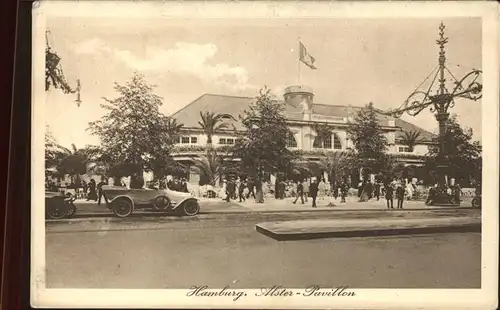 Hamburg Alster Pavillon Auto Kat. Hamburg