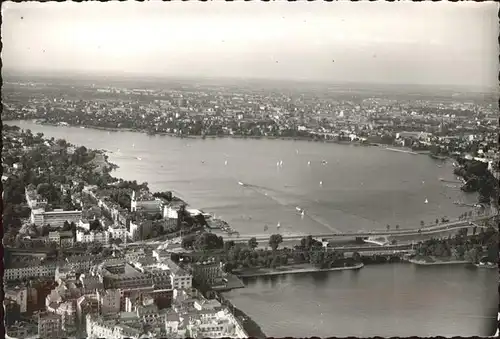 Hamburg Fliegeraufnahme Kat. Hamburg