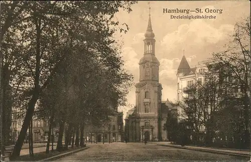 Hamburg St. Georg Dreieinigkeitskirche Kat. Hamburg