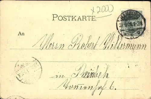 Hamburg Jungfernstieg Kuenstlerkarte Carl Jander Kat. Hamburg