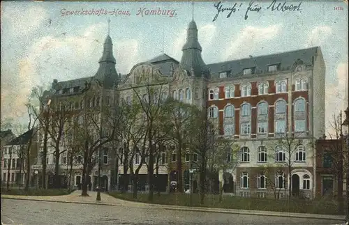 Hamburg Gewerkschaftshaus  Kat. Hamburg