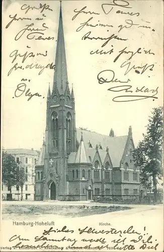 Hamburg Hoheluft Kirche Kat. Hamburg