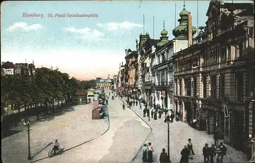 Hamburg St. Pauli Spielbudenplatz Kat. Hamburg