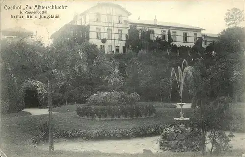 Poppenbuettel Gasthof zur Alsterschlucht Rich. Jungclaus Kat. Hamburg