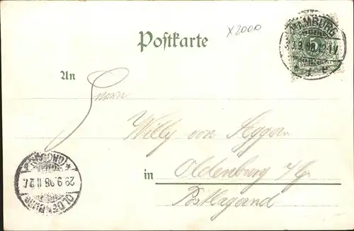 Uhlenhorst Kuenstlerkarte Schiffe Boote Kat. Hamburg