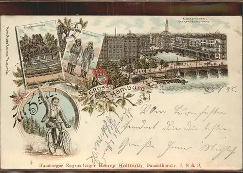 Hamburg Engros Lager Henry Heilbuth Dammthorstrasse Kat. Hamburg