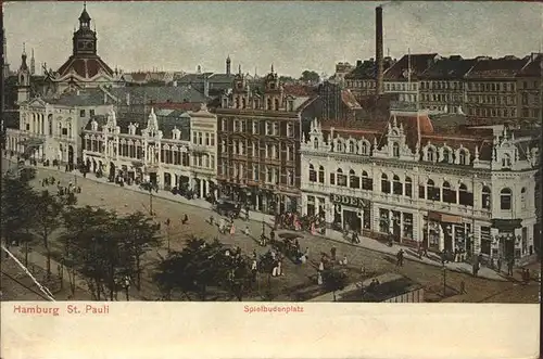 Hamburg St. Pauli Spielbudenplatz Kat. Hamburg