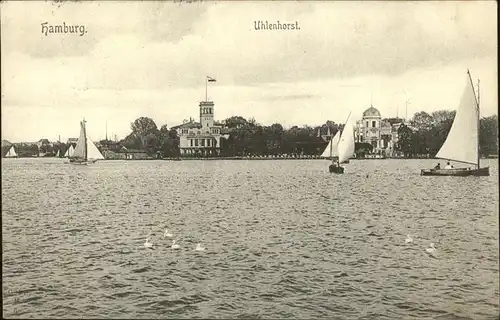 Hamburg Uhlenhorst Segelschiffe Kat. Hamburg