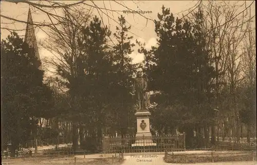 wz88568 Wilhelmshaven Prinz Adalbert Denkmal Kategorie. Wilhelmshaven Alte Ansichtskarten