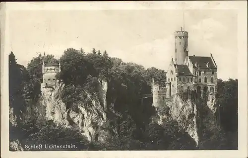 wz88630 Schloss Lichtenstein  Kategorie. Lichtenstein Alte Ansichtskarten