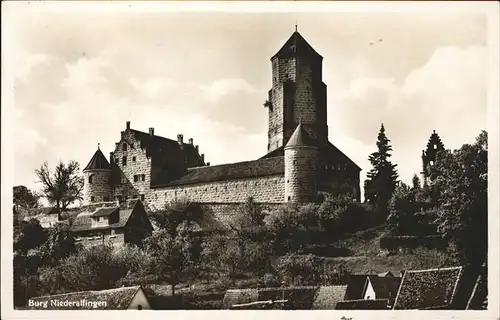 Aalen Burg Niederaffingen Kat. Aalen