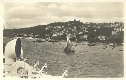 Blankenese Bord Blick Kat. Hamburg