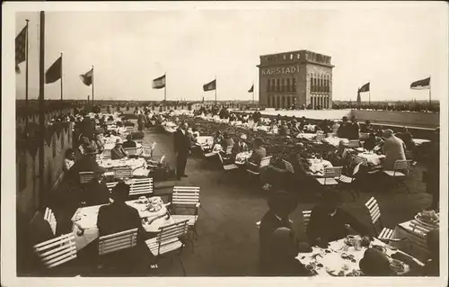 Hamburg Barmbeck Warenhaus Karstadt Dachgarten Kat. Hamburg