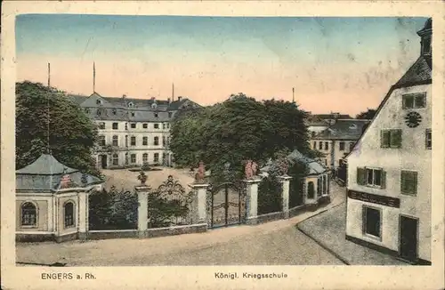 Engers Koenigl. Kriegsschule Kat. Neuwied