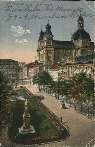 Mannheim Schillerplatz Kat. Mannheim