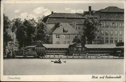 Strausberg Brandenburg Badeanstalt Kat. Strausberg