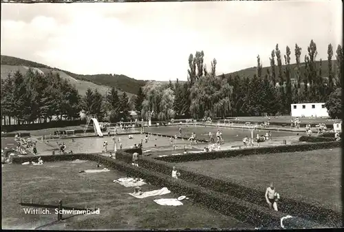 Wittlich Schwimmbad Freibad Kat. Wittlich