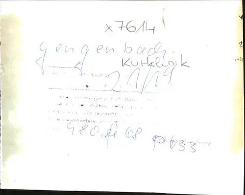 Gengenbach Fliegeraufnahme Kuhklinik Kat. Gengenbach