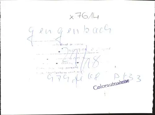 Gengenbach Fliegeraufnahme Kat. Gengenbach