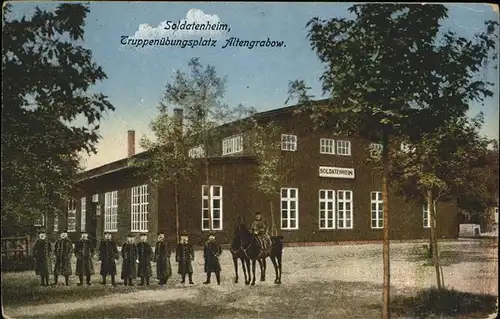 Altengrabow Soldatenheim Truppenuebungsplatz Kat. Magdeburgerforth