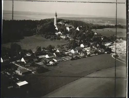 Andechs Fliegeraufnahme Kloster Kat. Andechs