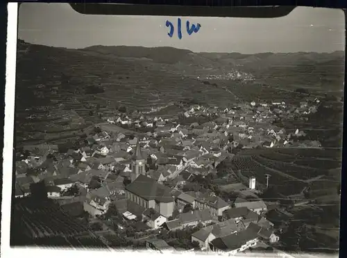 Oberrotweil Fliegeraufnahme Kat. Vogtsburg im Kaiserstuhl