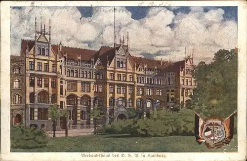 Hamburg Verbandshaus des DHV Kat. Hamburg