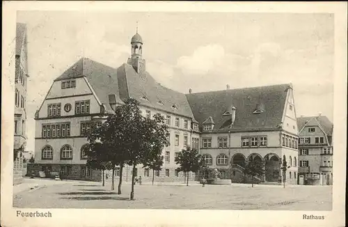 Feuerbach Stuttgart Rathaus Kat. Stuttgart