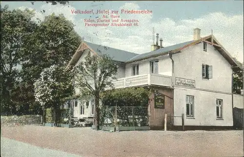 Volksdorf Hamburg Hotel zur Friedenseiche Kat. Hamburg