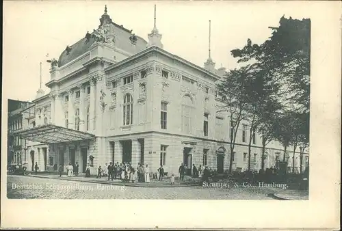 Hamburg Deutsches Schauspielhaus Kat. Hamburg