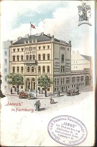 Hamburg Janus Versicherungsgebaeude Oldtimer Kat. Hamburg