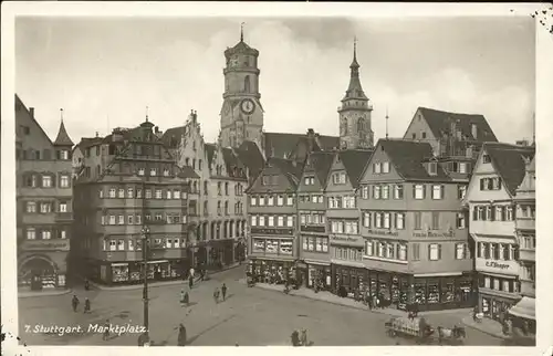 Stuttgart Marktplatz Kat. Stuttgart