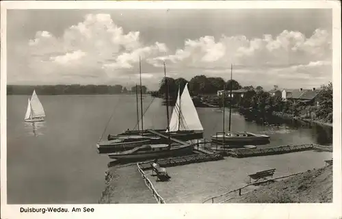 Wedau Duisburg Am See Segelboote / Duisburg /Duisburg Stadtkreis