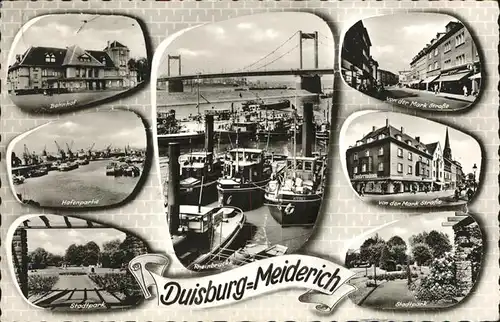 Meiderich Duisburg Hafen Marx Strasse Kat. Duisburg
