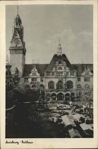 Duisburg Ruhr Rathaus Markt / Duisburg /Duisburg Stadtkreis