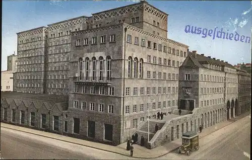 Stuttgart Posthochhaus Auto Kat. Stuttgart