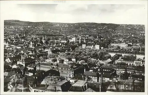 Stuttgart Fliegeraufnahme Kat. Stuttgart