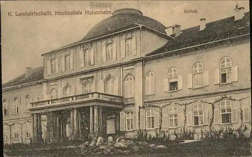 Hohenheim Landwirtschaftliche Hochschule Schloss Kat. Stuttgart