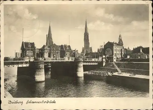 Duisburg Ruhr Schwanentorbruecke / Duisburg /Duisburg Stadtkreis