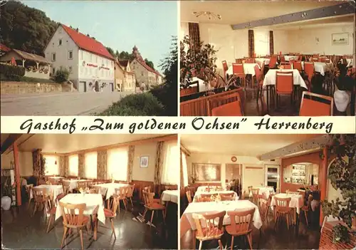 Herrenberg Gaeu Gasthaus Zum goldenen Ochsen / Herrenberg /Boeblingen LKR