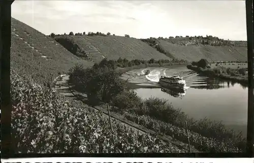 Stuttgart Schiff auf Neckar Kat. Stuttgart