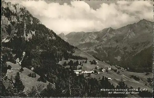 Niederrickenbach Brisen Musenalp Kat. Niederrickenbach