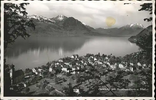 Gersau Vierwaldstaettersee Buochsenhorn Pilatus /  /